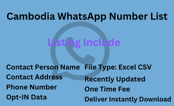 Cambodia whatsapp number list