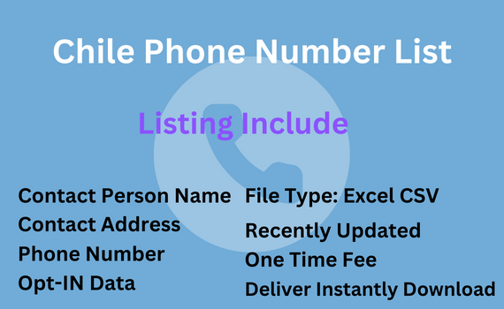 Chile phone number list