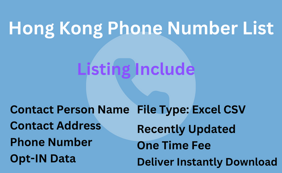 Hong Kong phone number list