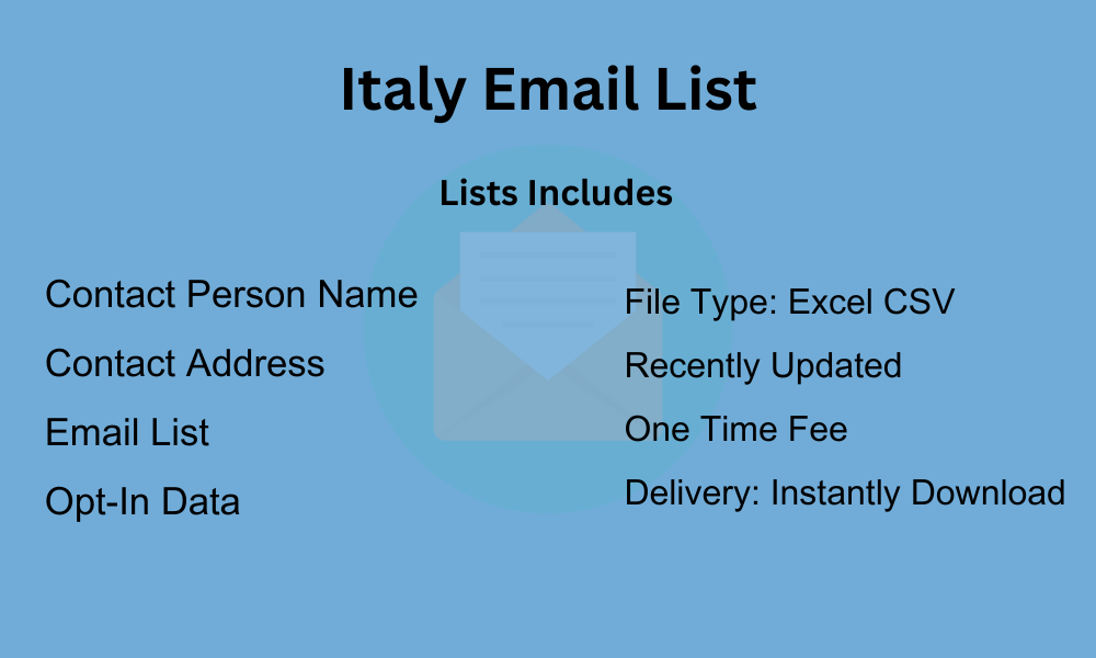 Italy email list
