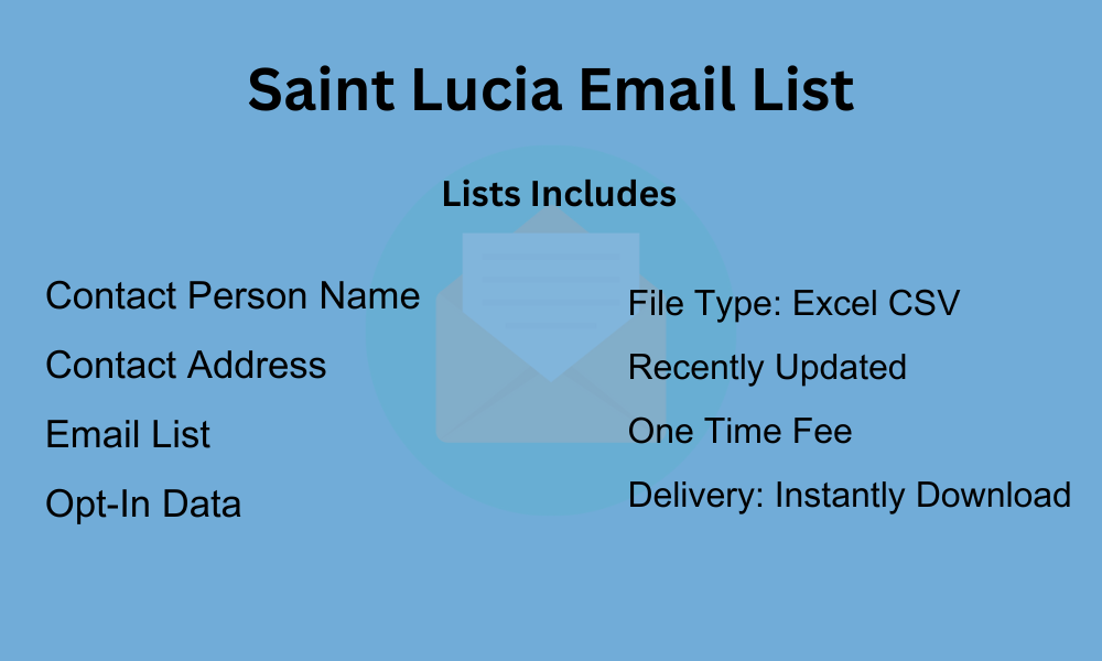 Saint Lucia email list