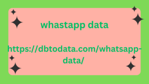whastapp data (