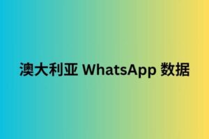 澳大利亚 whatsapp 数据