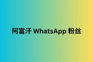 阿富汗 whatsapp 粉丝