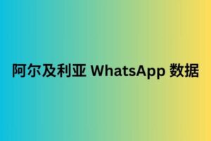 阿尔及利亚 whatsapp 数据