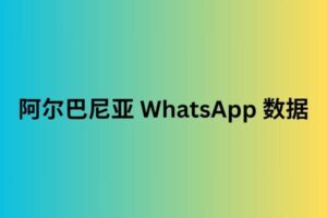 阿尔巴尼亚 whatsapp 数据