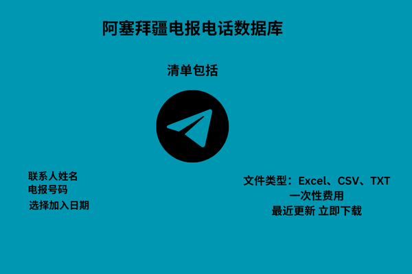 阿塞拜疆电报电话数据库